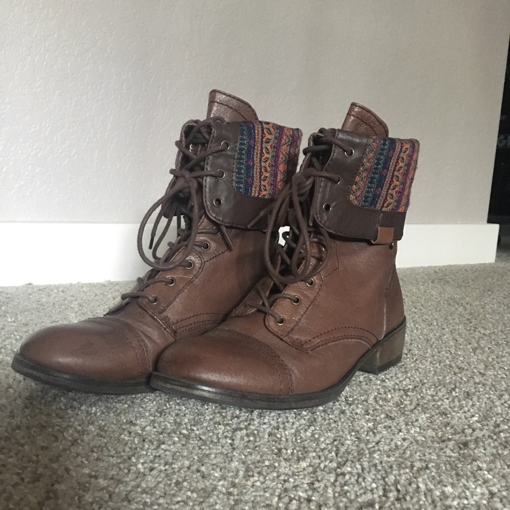 Steve Madden Combat Boots